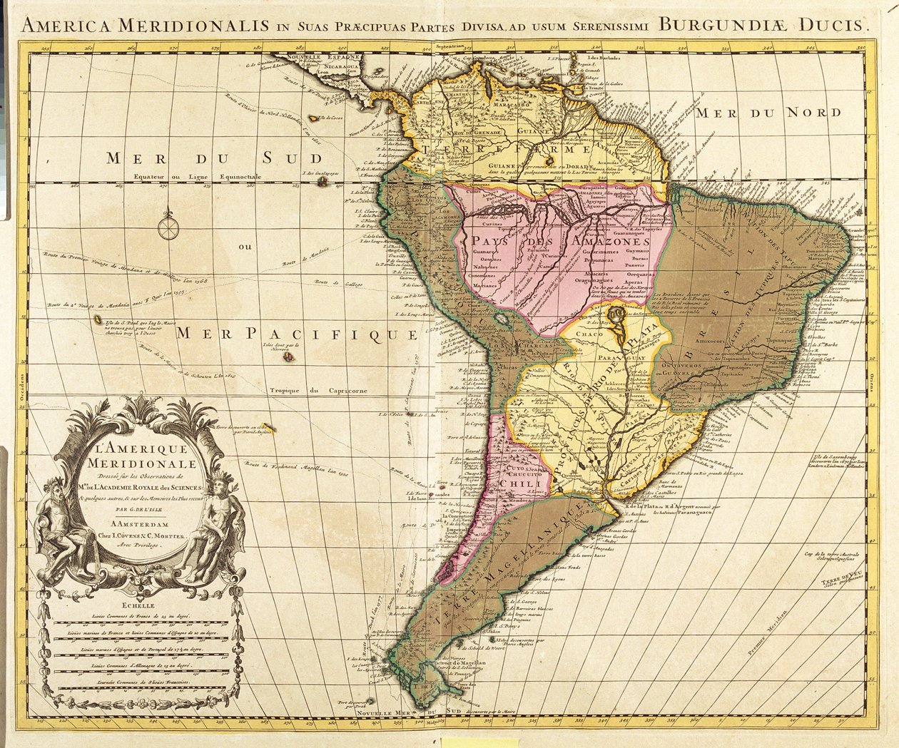 Panama, Argentina, Bolivia, Brazil, Chile, Colombia, Ecuador, French Guiana, Guyana, Paraguay, Peru, Suriname, Uruguay, Venezuela by Guillaume Delisle