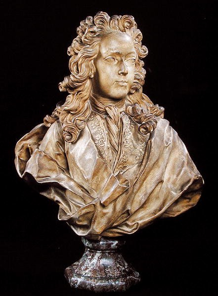 Bust of Louis XV by Guillaume I Coustou