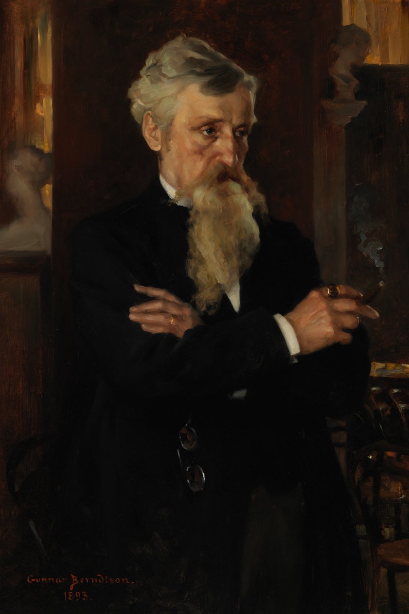 Portrait of August Schauman, Journalist by Gunnar Berndtson