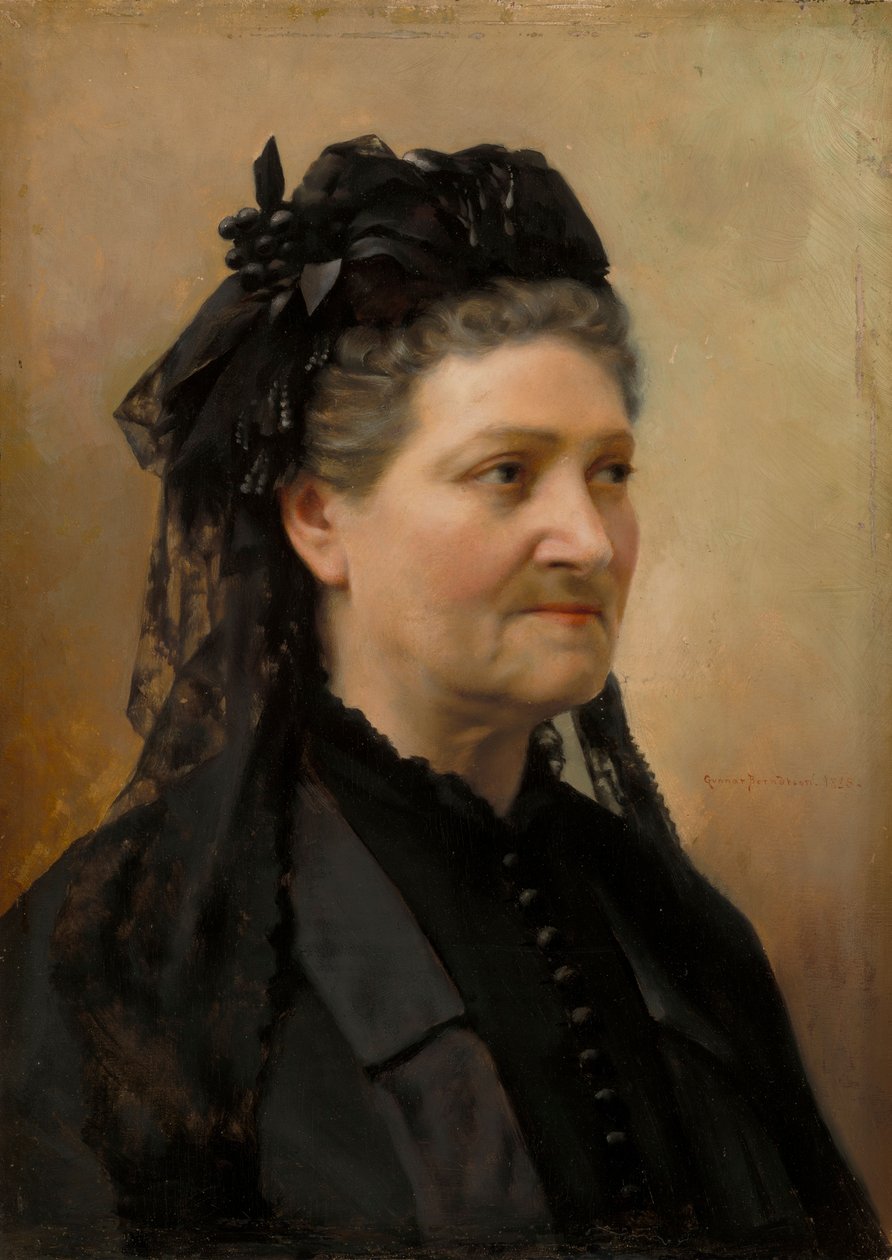 Portrait of Baroness Delort de Gleon the Older by Gunnar Berndtson