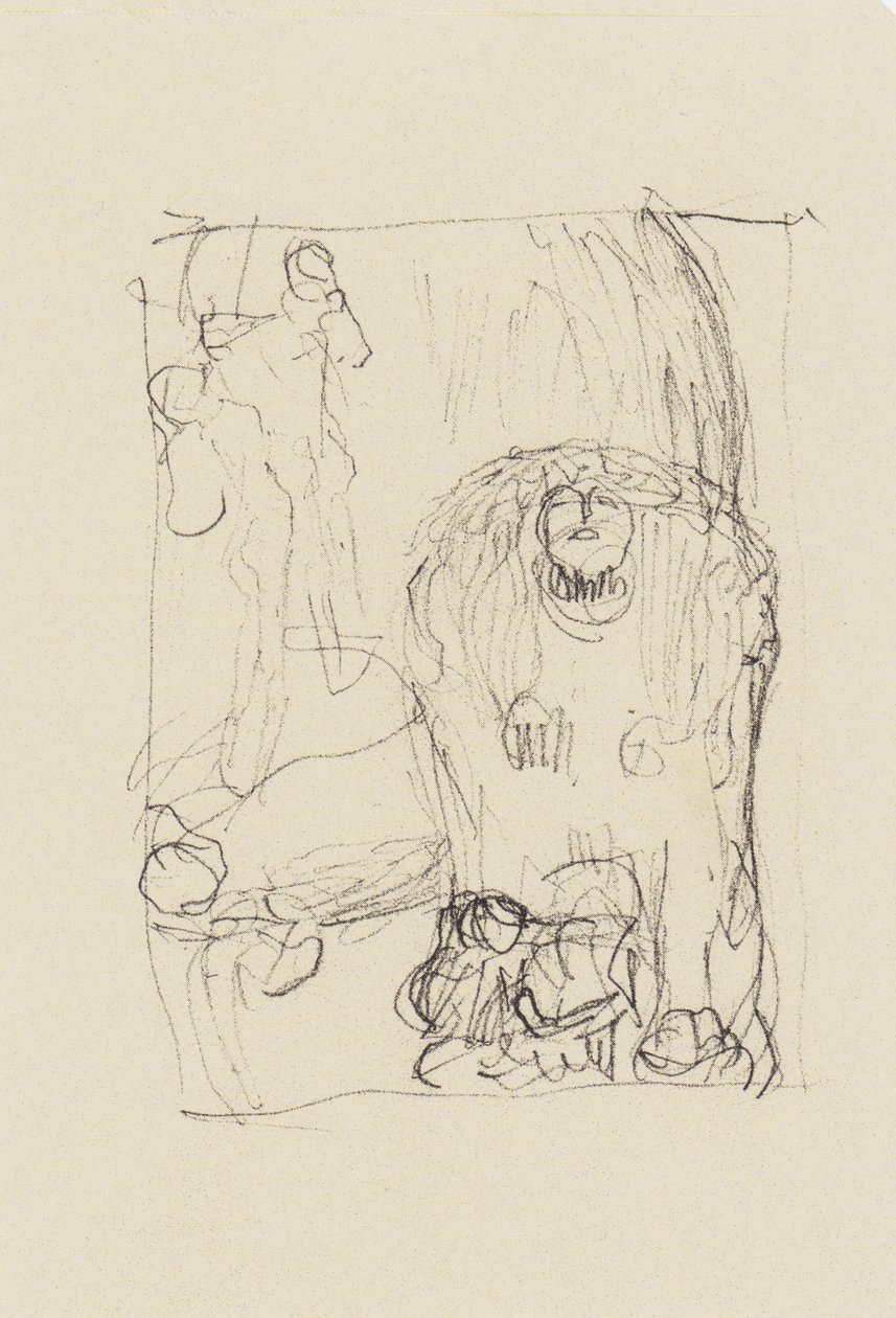 The Sphinx, Lovers with Child, Figure at the Bottom Edge by Gustav Klimt