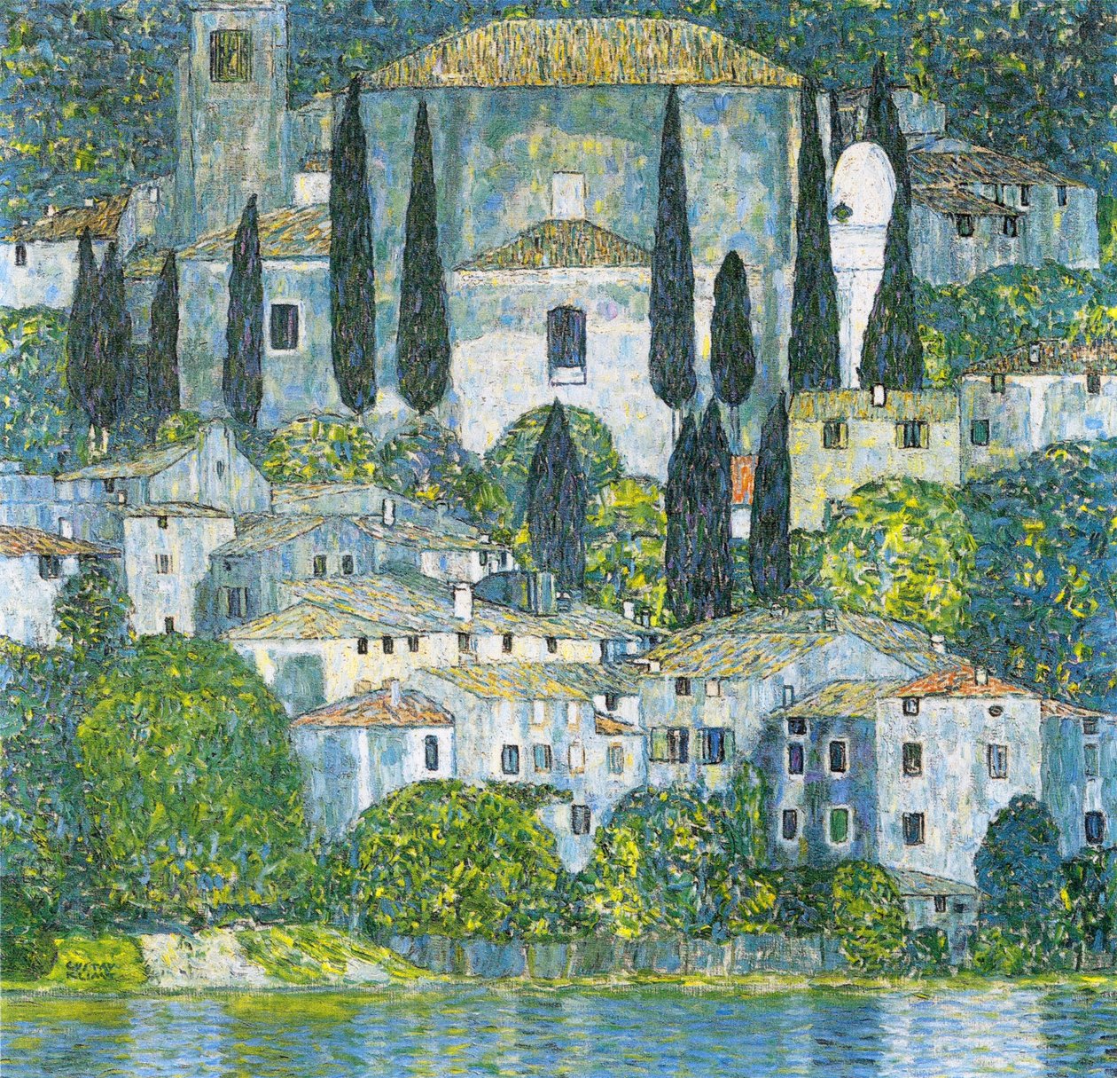 Kirche in Cassone by Gustav Klimt