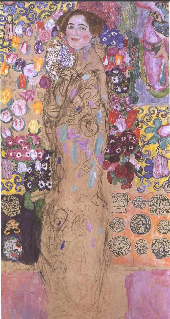 Portrait of Maria Munk by Gustav Klimt
