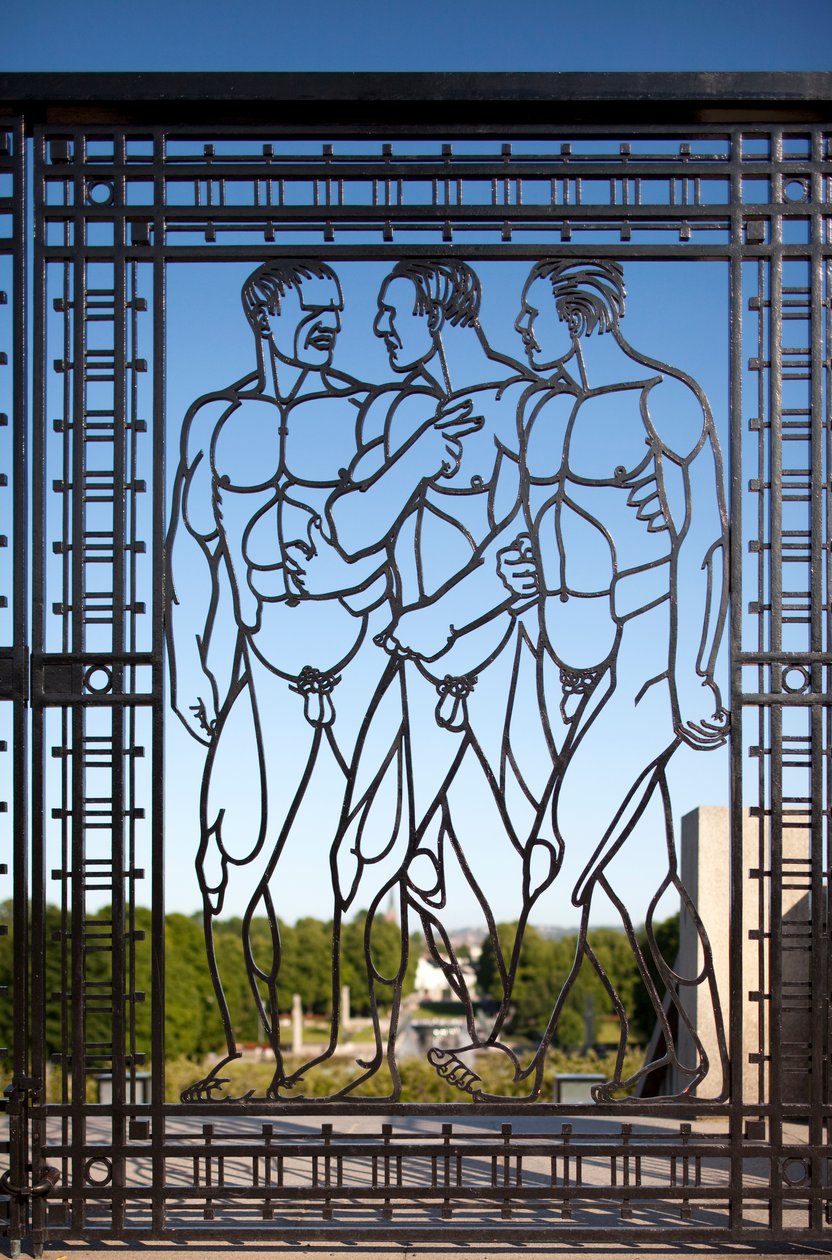 Entrance Gate to the Sculpture Park by Gustav Vigeland