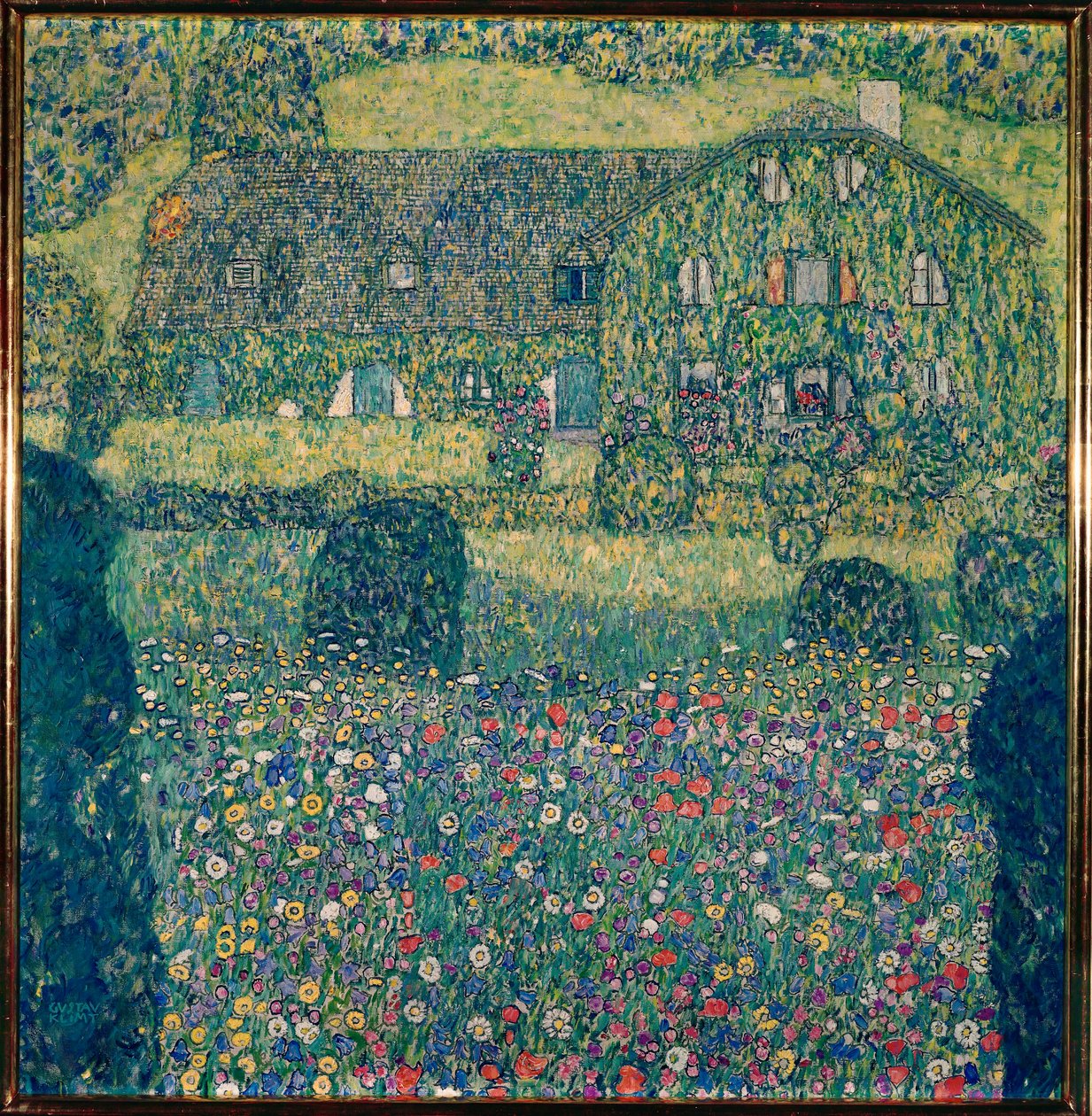Country House on Attersee Lake, Upper Austria by Gustav Klimt