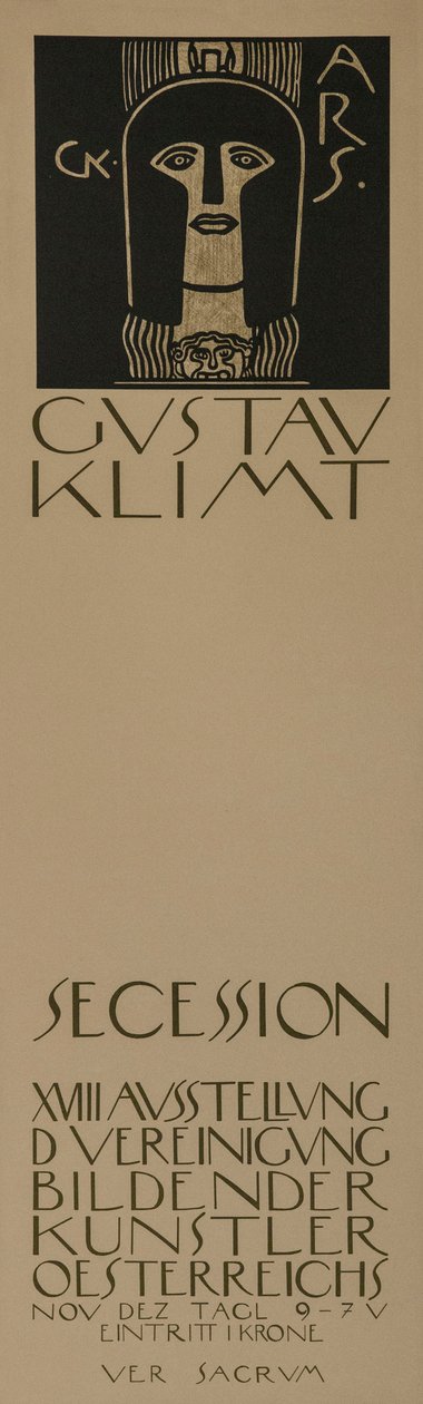 Poster for the Eighteenth Vienna Secession Exhibition, 1903 by Gustav Klimt