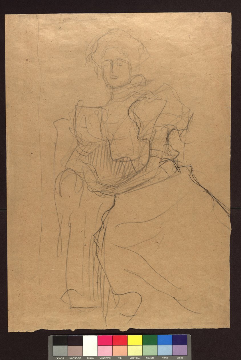 Study for the Portrait of Sonja Knips by Gustav Klimt