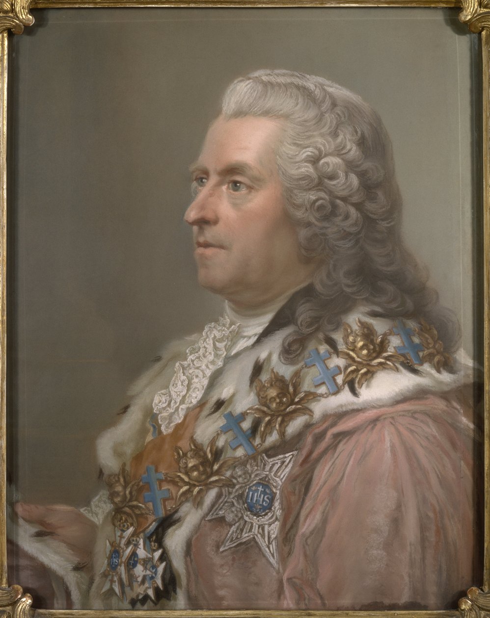 Portrait of Count Carl Gustaf Tessin by Gustav Lundberg