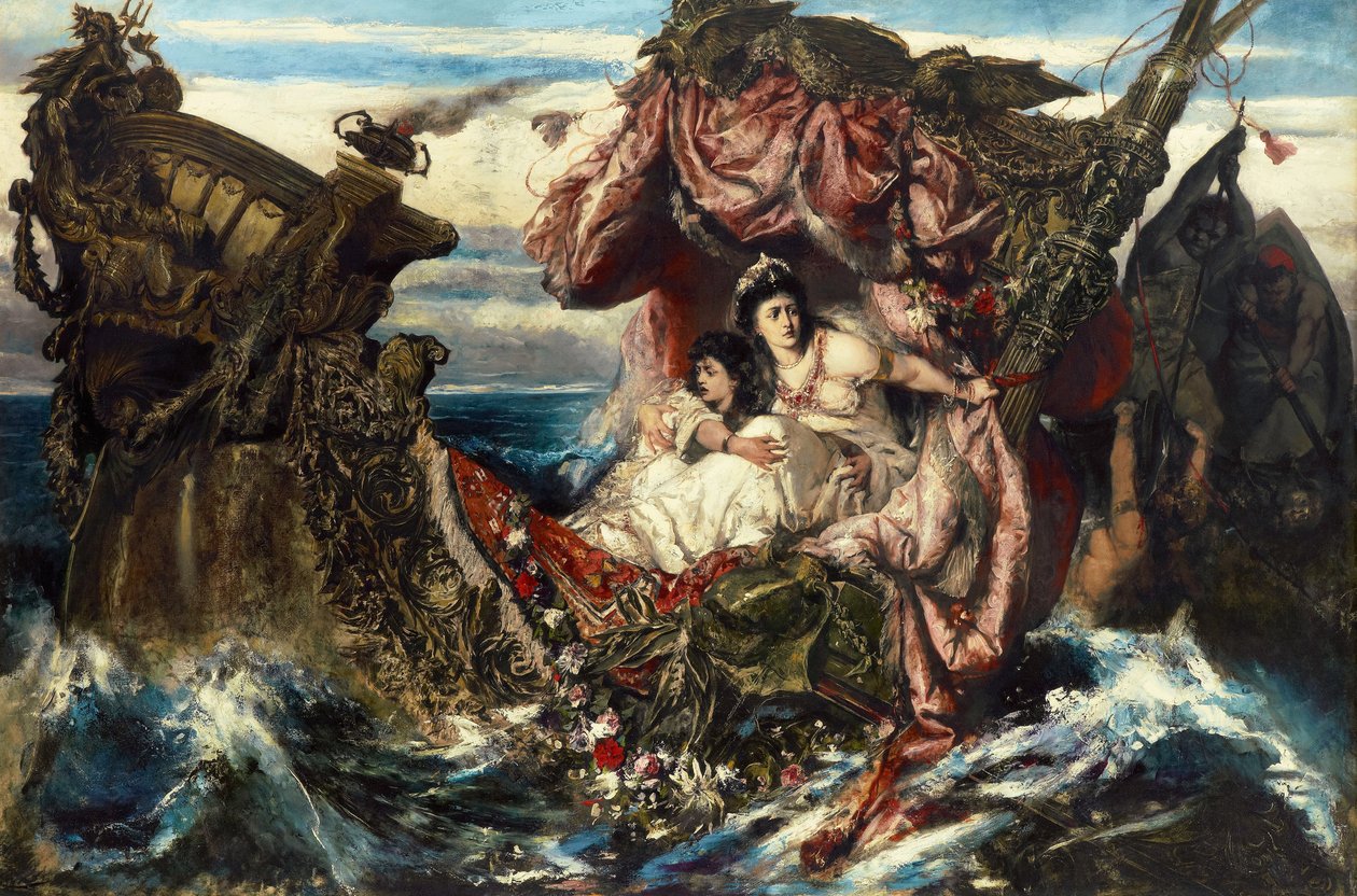 The Shipwreck of Agrippina by Gustav Wertheimer