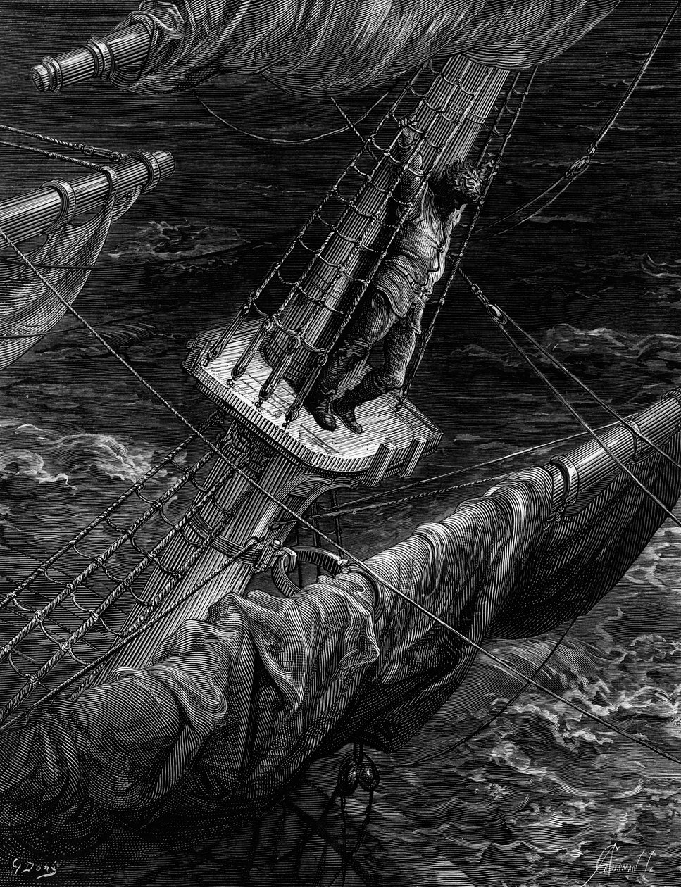 The Mariner Regrets His Shooting of the Albatross, Scene from 