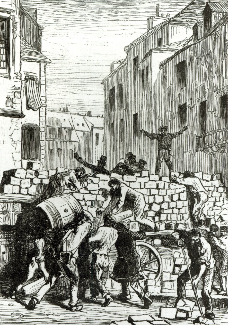 The Barricade, Illustration from 