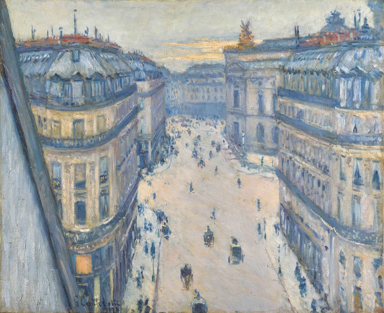 Halévy Street, View from the Seventh Floor by Gustave Caillebotte