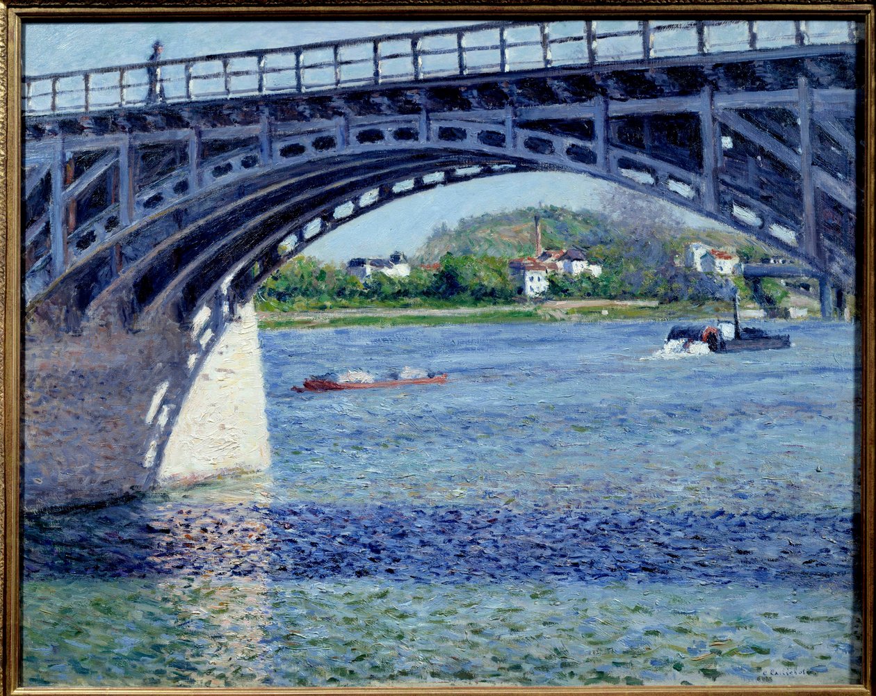 The Bridge of Argenteuil by Gustave Caillebotte