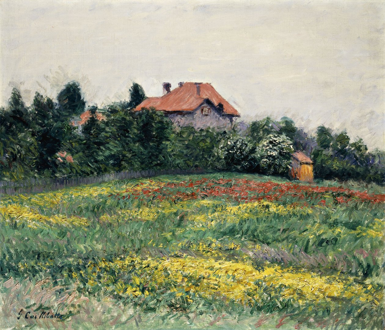 Normandy Countryside by Gustave Caillebotte