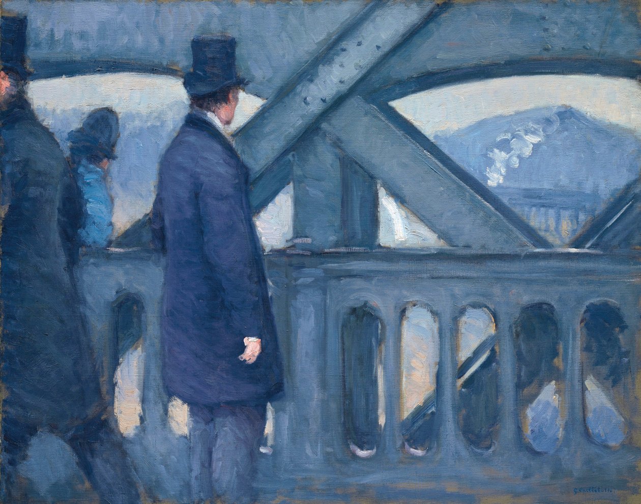 On the Pont de l’Europe by Gustave Caillebotte