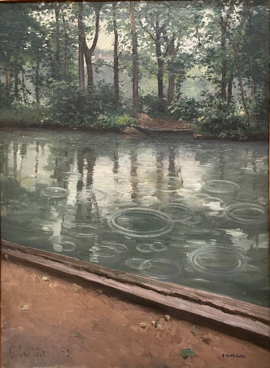 The Yerres, Effect of Rain, 1875 by Gustave Caillebotte