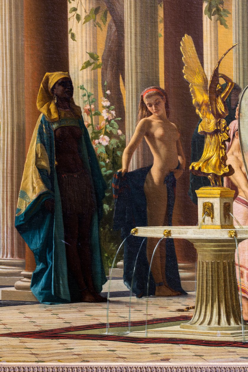 After the Bath by Gustave Clarence Rodolphe Boulanger