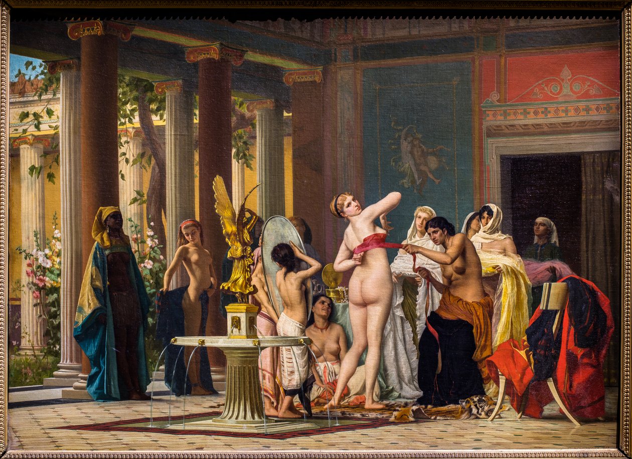 After the Bath by Gustave Clarence Rodolphe Boulanger