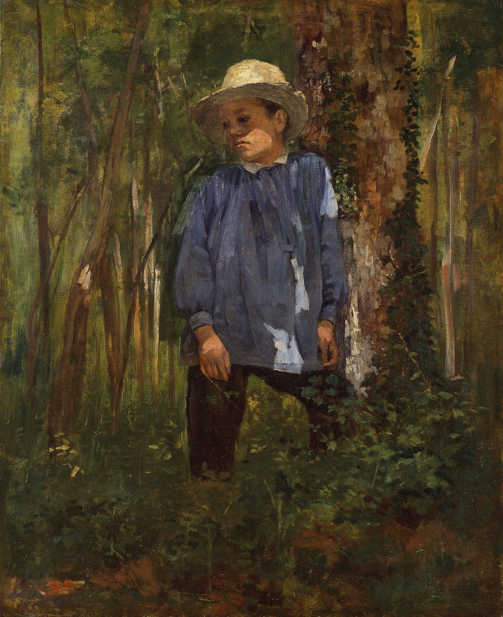 Boy in the Forest, c.1860 by Gustave Courbet