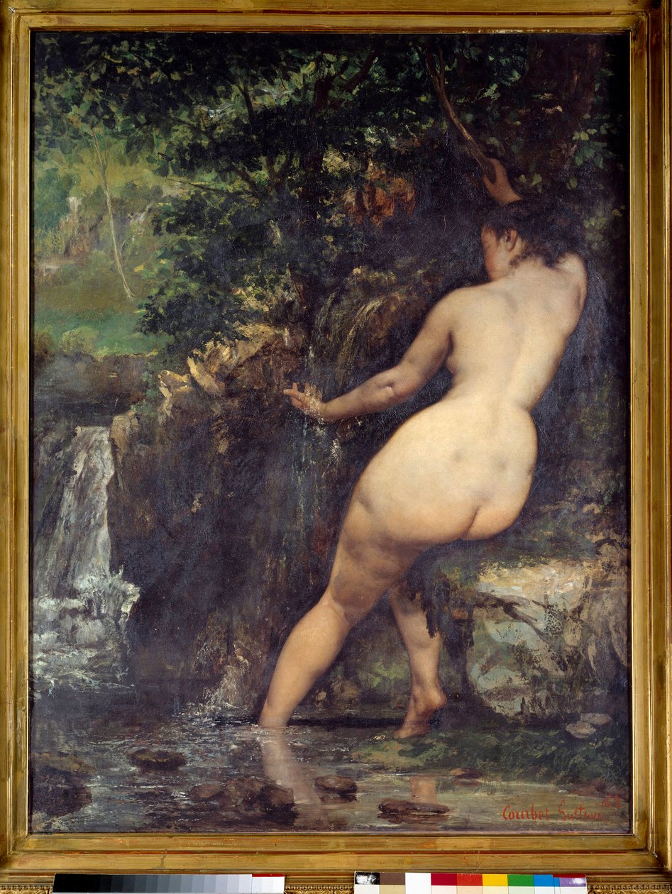 The Source or Bather at the Source by Gustave Courbet