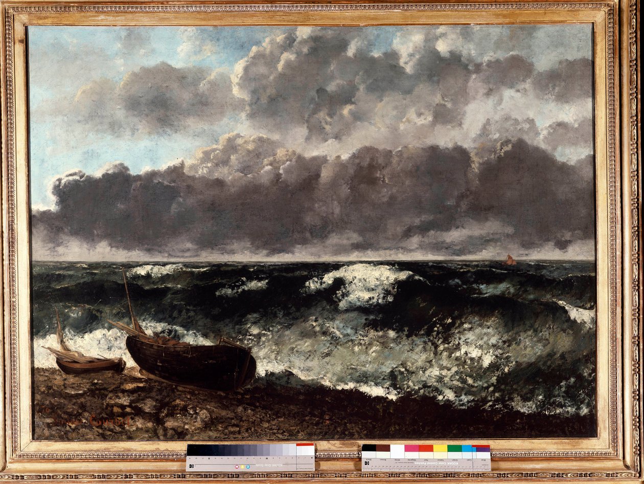 The Stormy Sea by Gustave Courbet