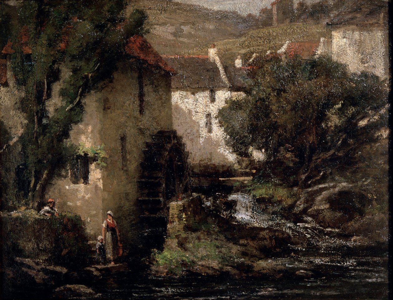 Water Mill by Gustave Courbet