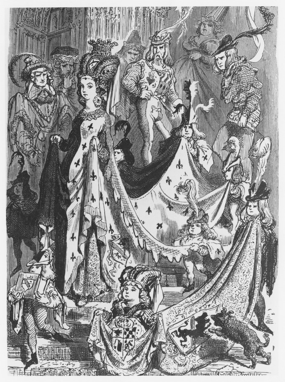 A Queen, illustration from 