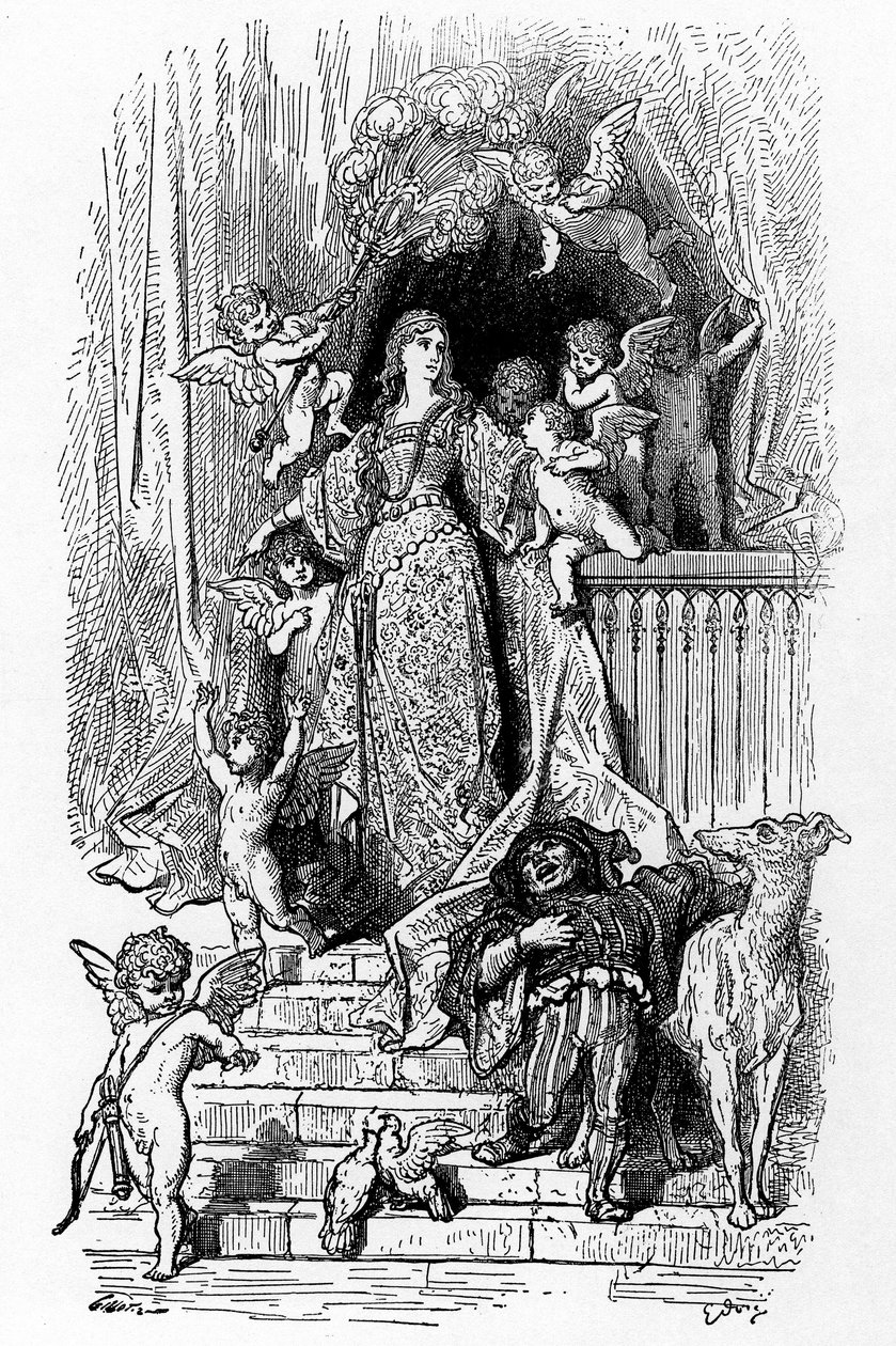 Alcina in her glory by Gustave Dore