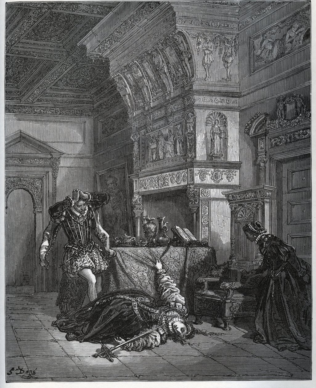 Camille Feigns Suicide in Front of Lothaire and Leonella - from 