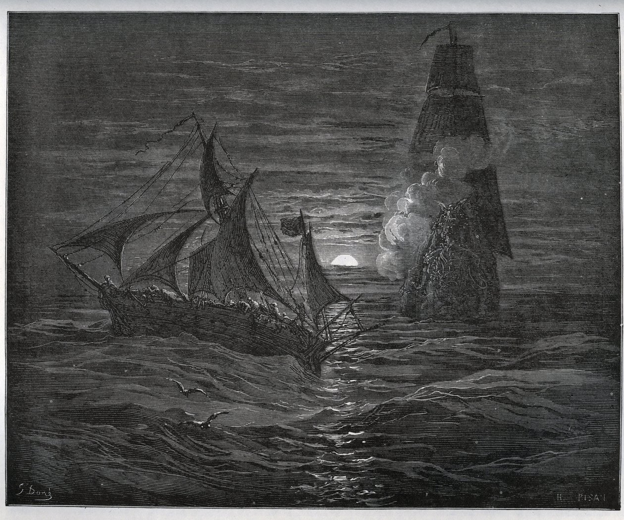 Captive Story. The Spanish Escape Boat is Attacked by a French Ship from 