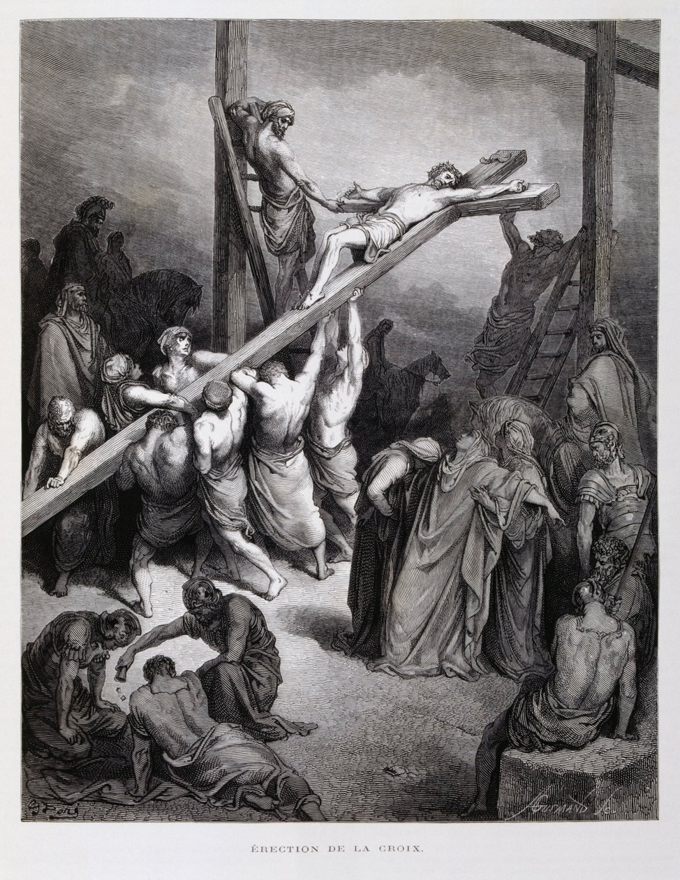 Christ Crucified, Illustration from the Dore Bible by Gustave Dore