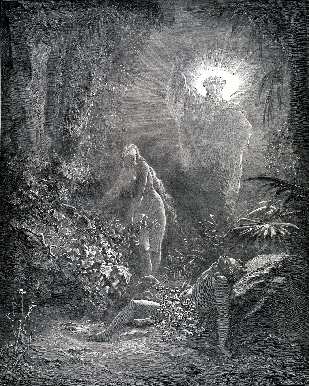 Creation of Eve by Gustave Dore