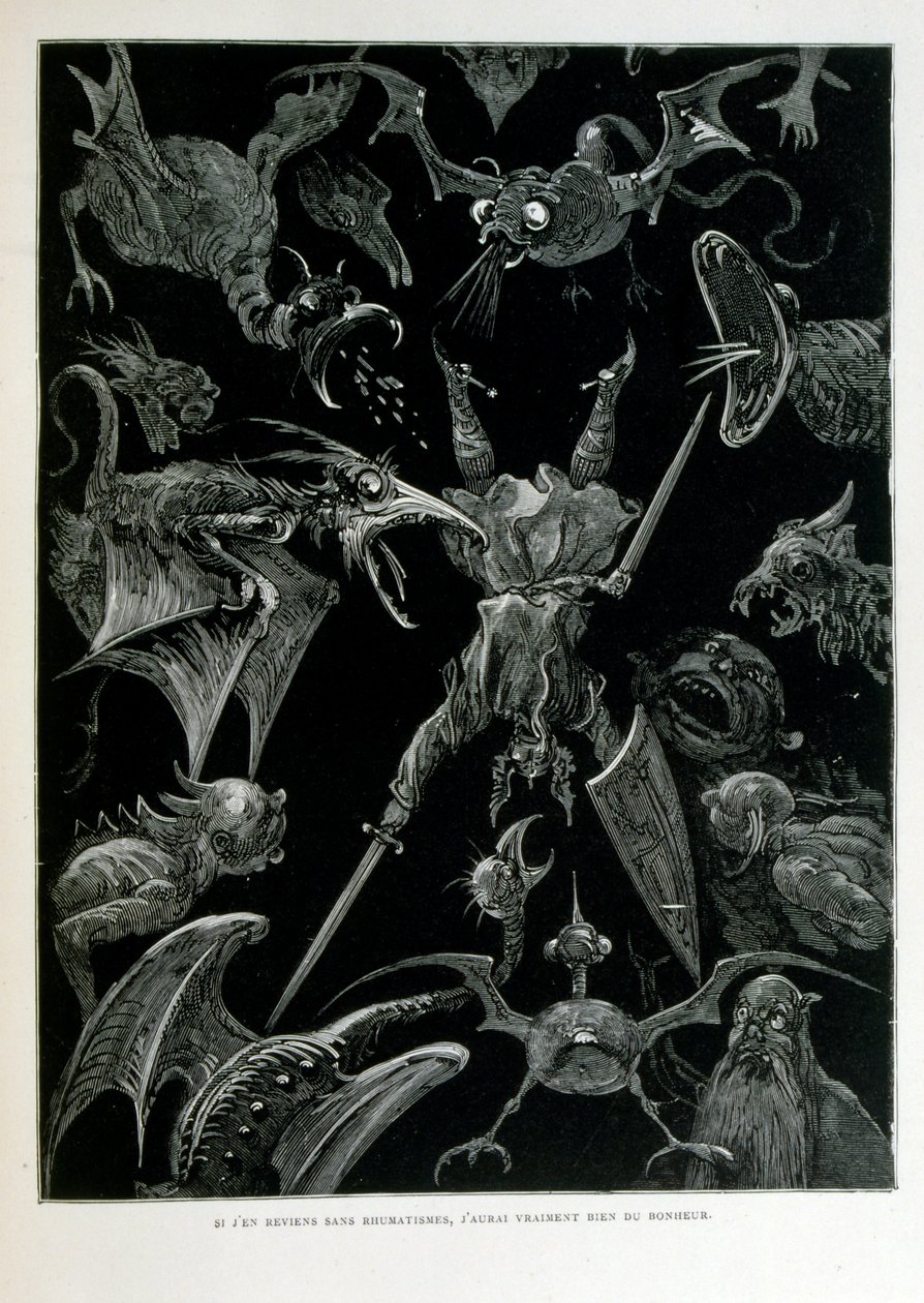 The Bogeyman; 1863 illustration by Gustave Dore by Gustave Dore