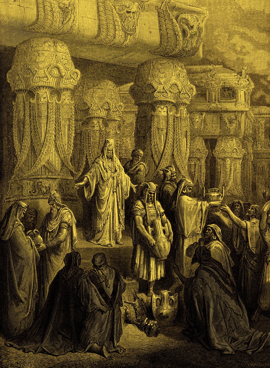 Cyrus Restores the Vessels to the Temple by Gustave Dore