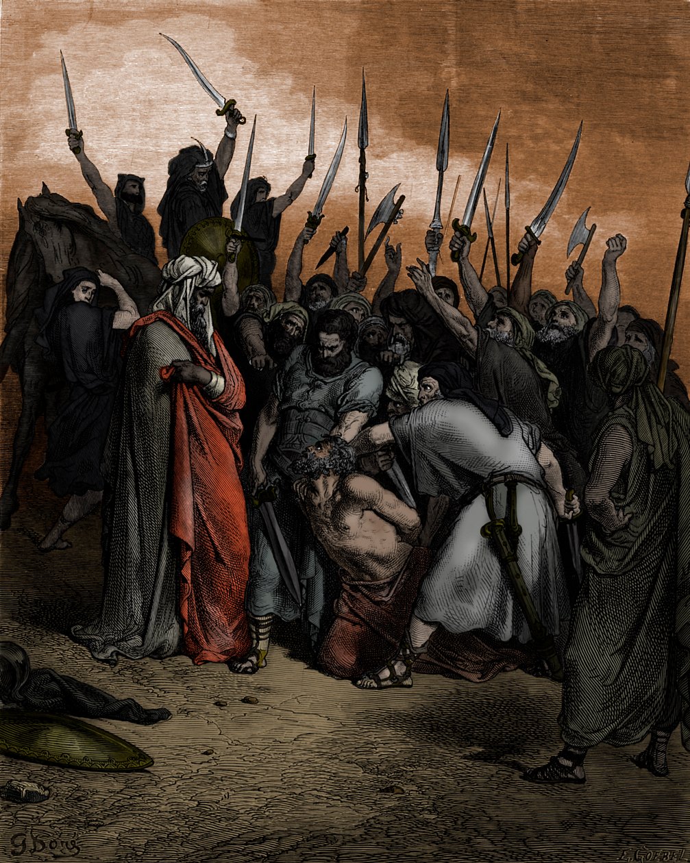 Death of Agag by Gustave Dore