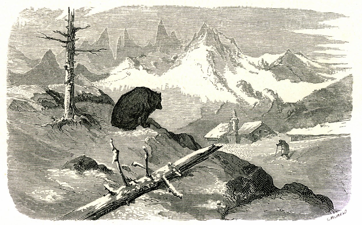 Engraving by Gustave Dore Illustrating the Book 
