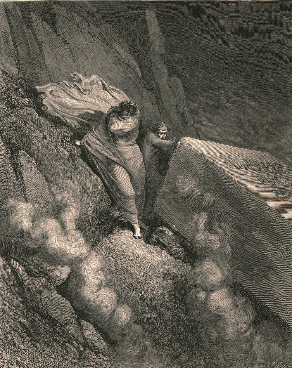 From the Profound Abyss, Behind the Lid of a Great Monument We Stood Retired, c1890 by Gustave Dore