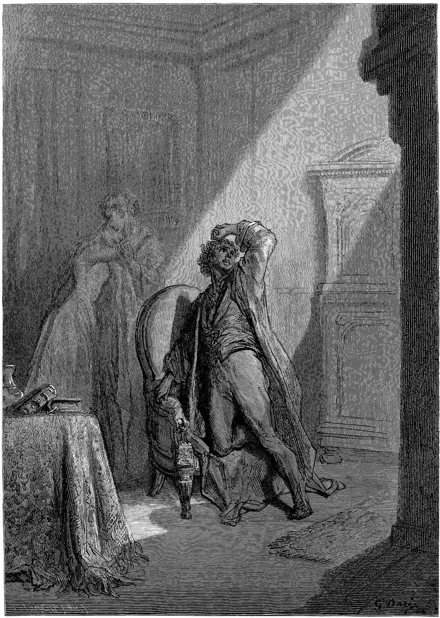 Illustration by Gustave Dore for Edgar Allan Poe
