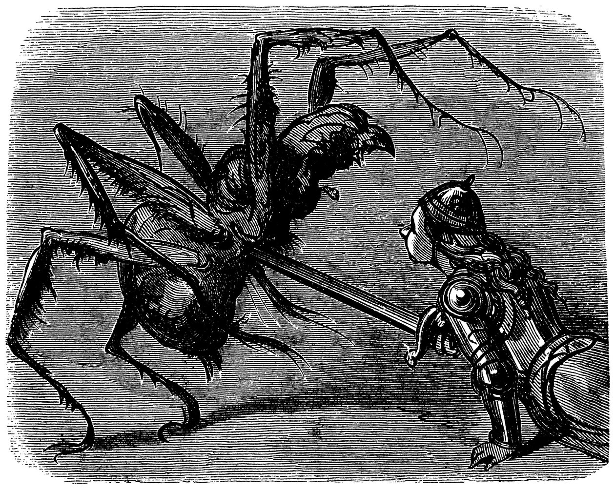 Illustration by Gustave Dore (1832-1883) for Ernest Lepine