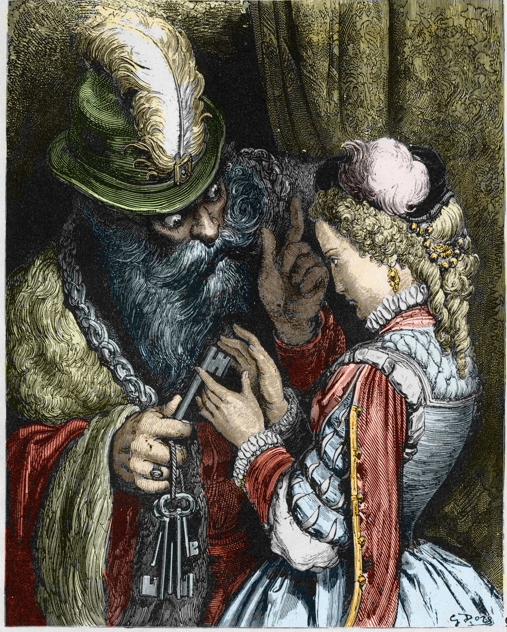 Illustration for “Bluebeard” by Gustave Dore