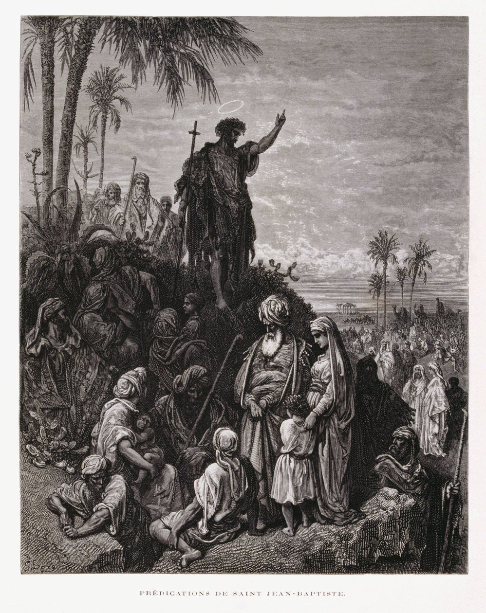 John the Baptist Preaching (Illustration from the Dore Bible) by Gustave Dore