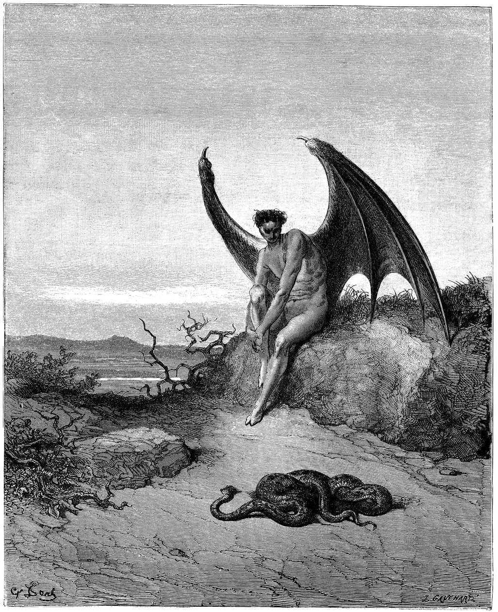 lucifer-meets-the-serpent-illustration-by-gustave-dore-for-paradise