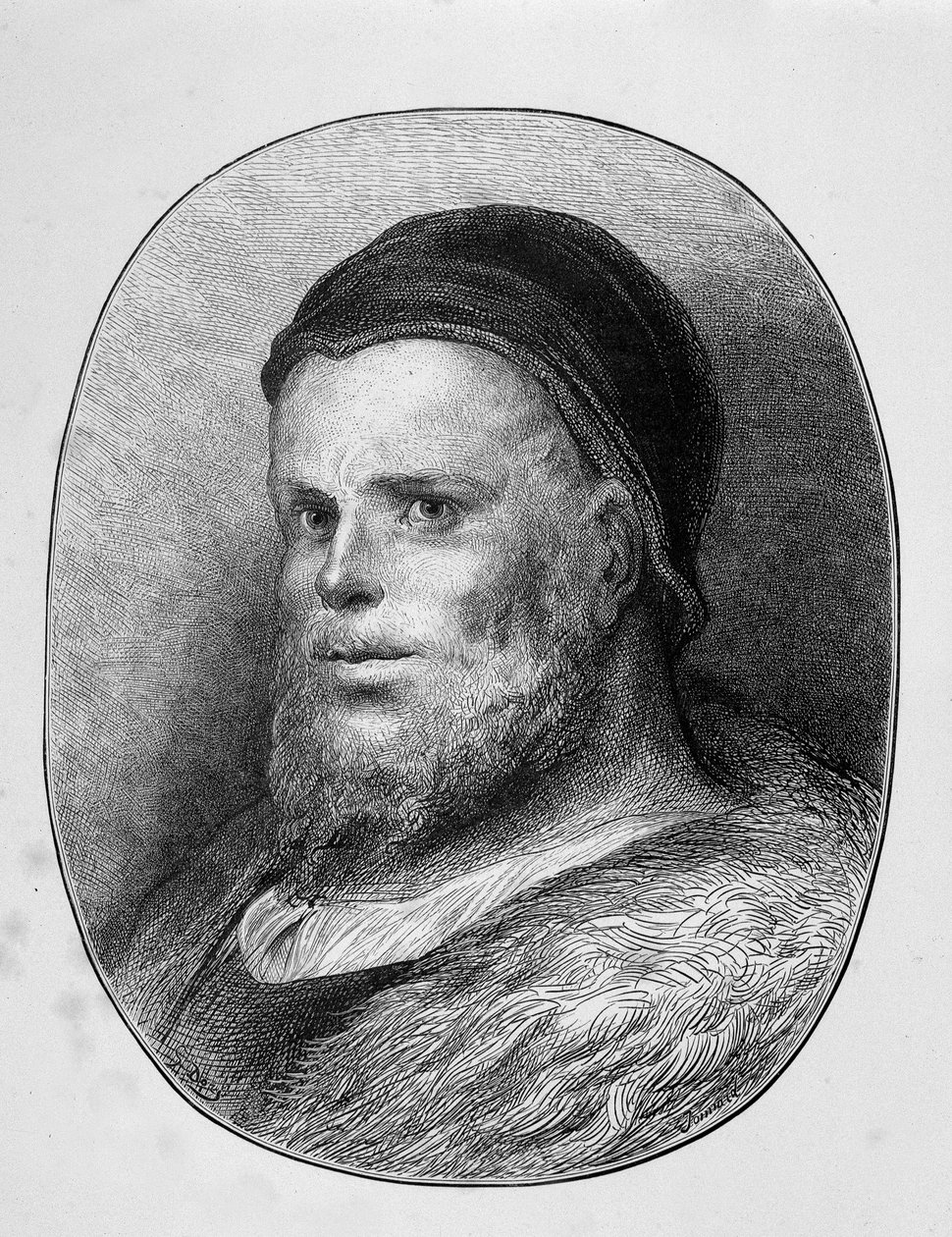 Portrait of Young Rabelais by Gustave Dore