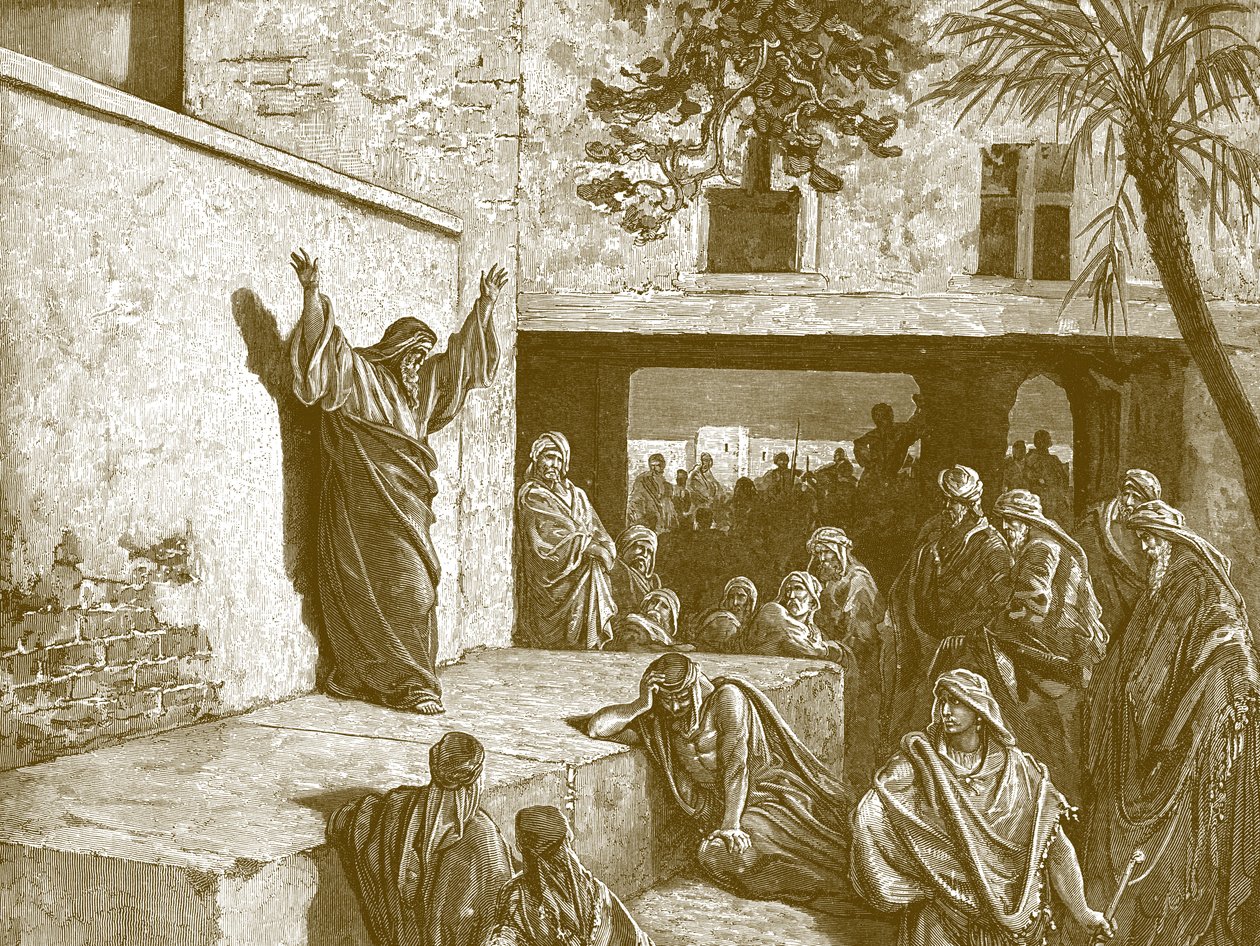 Prophet Micah (engraving) - Bible by Gustave Dore