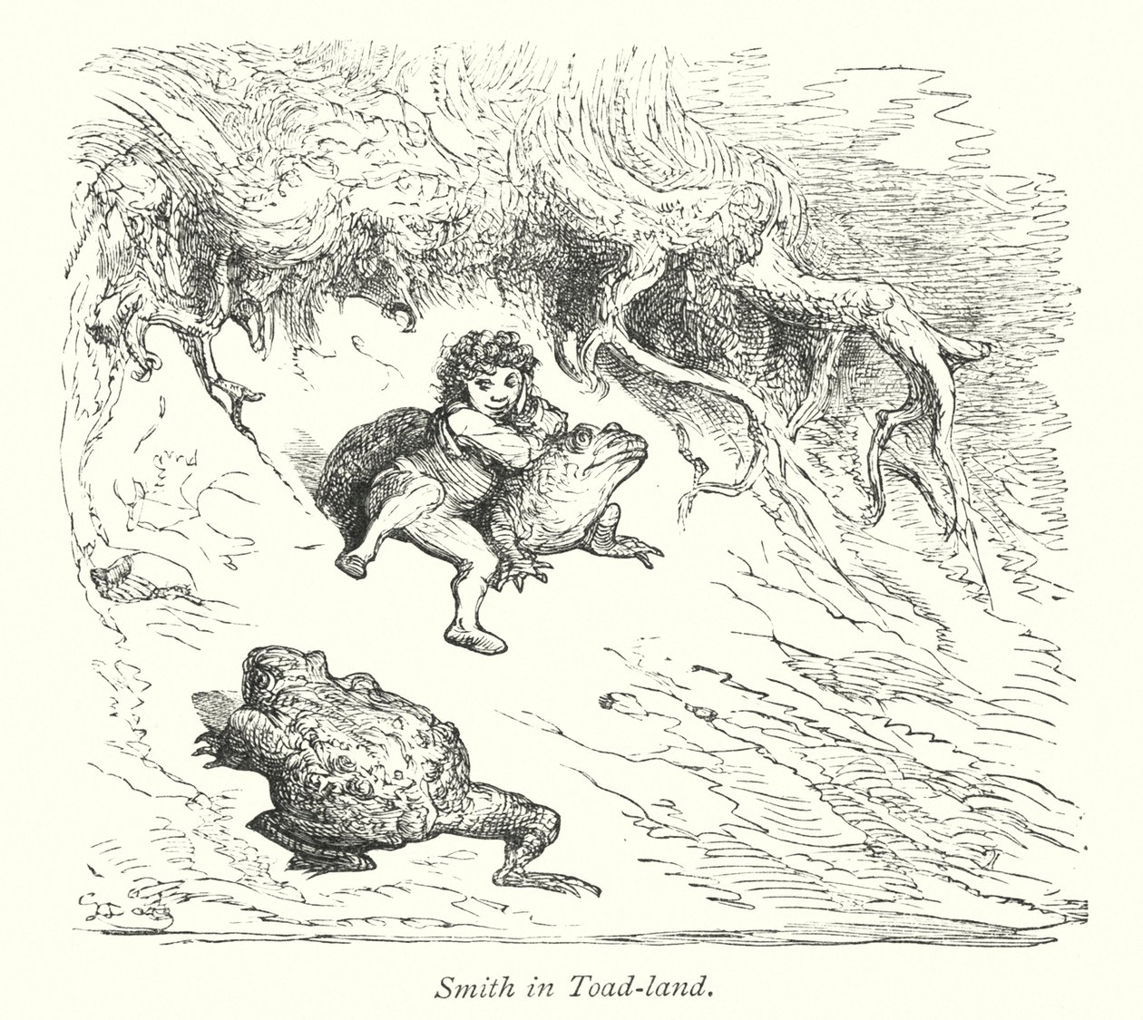 Smith In Toad Land by Gustave Dore