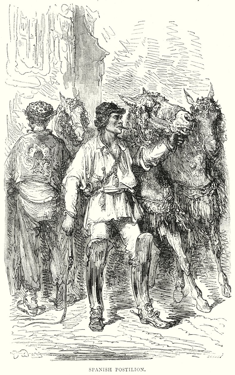 Spanish Postilion by Gustave Dore