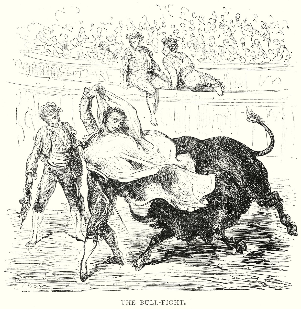 The Bull-Fight by Gustave Dore
