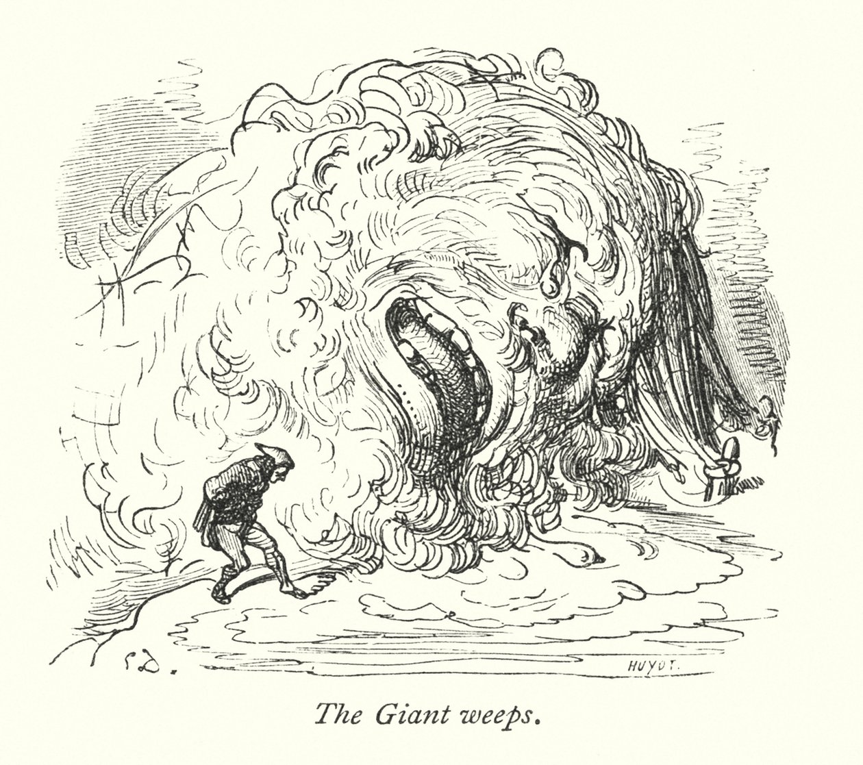 The Giant Weeps by Gustave Dore