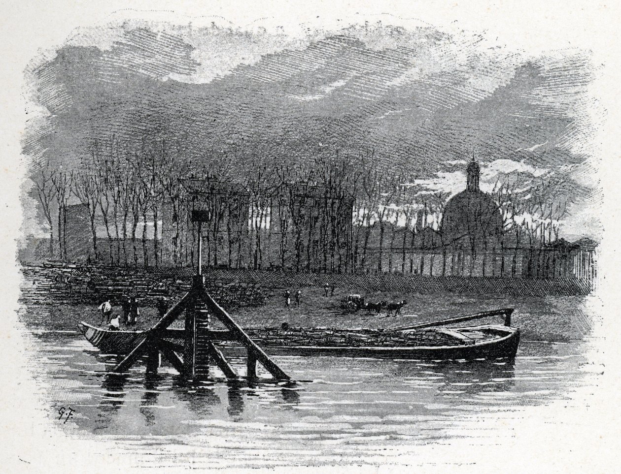 View of the Water Crane of Quai d