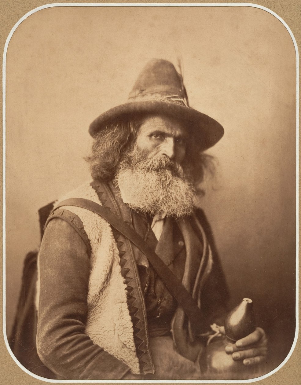 An Italian Street Musician, ca. 1856 by Gustave Le Gray